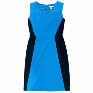 NY&C blue structured cocktail dress